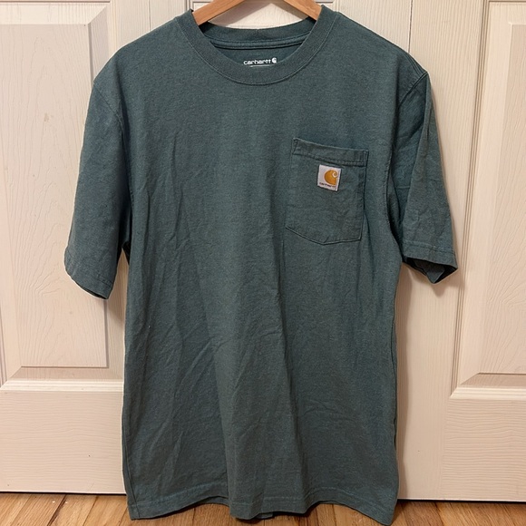 Carhartt men’s green loose fit tshirt size medium - Picture 1 of 5